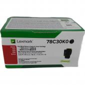 利盟CS421,CS521,CX421,CX522,CX622的低容黑色粉盒 原厂正品 78C30K0