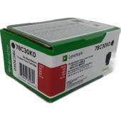 利盟CS421,CS521,CX421,CX522,CX622的低容黑色粉盒 原厂正品 78C30K0