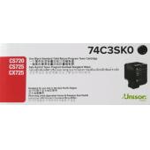 利盟CS720,CS725,CX725的高容黑色粉盒 74C3SK0